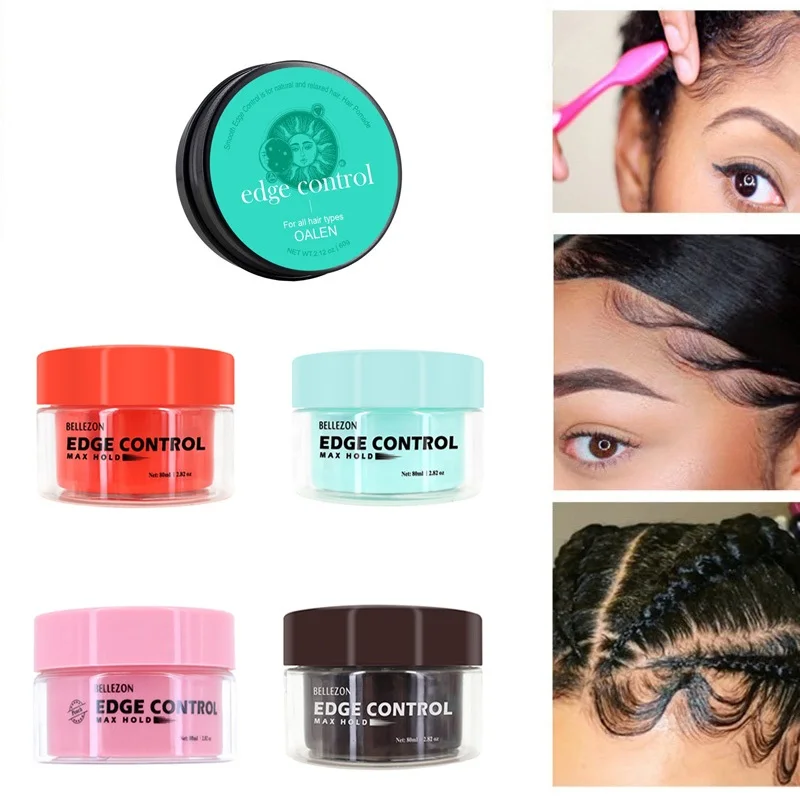 Масло для волос восковой крем край Управление фиксирующие гель 4 цвета сломанных