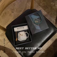 couple luxury mug gift box modern breakfast ceramic cute office personnalisable lid spoon mug home taza cafe coffee cup be50m