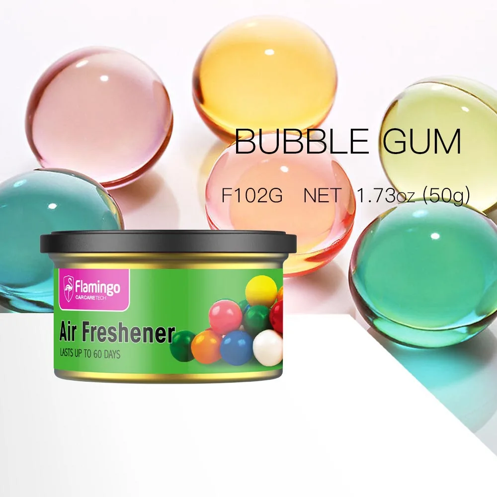 Bubble Gum 1,73 унций автомобильный освежитель воздуха для автомобиля, твердый ароматизатор, коробка, дезодорант, ванильный аромат, аксессуары для интерьера - Название цвета: Bubble Gum