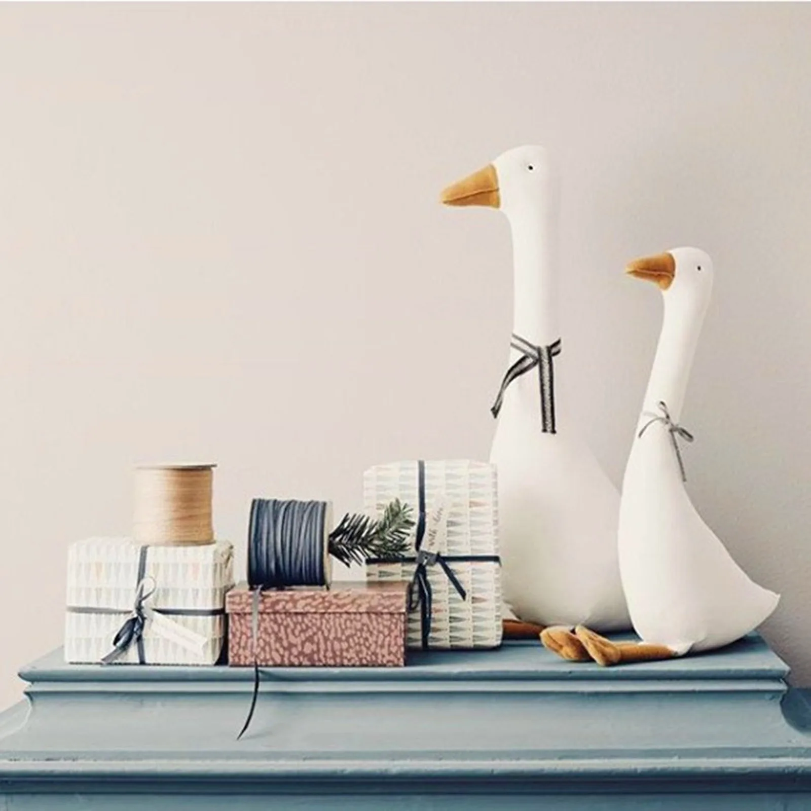 

Lovely Plush Toy Stuffed Animal Goose Doll Decoration Cotton Gift Kid Soft Nordic 35-55cm Home Decor Accessories