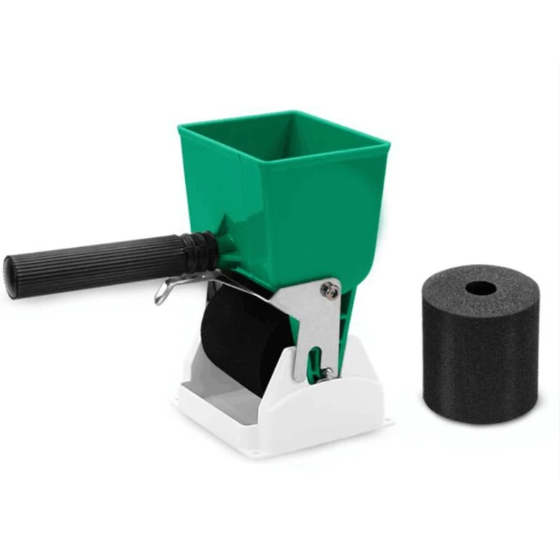 

7XEA Black Glue Applicator Roller DIY Handheld Sticky Roller for Carpenter Woodworking Professional Handheld Glue Roller