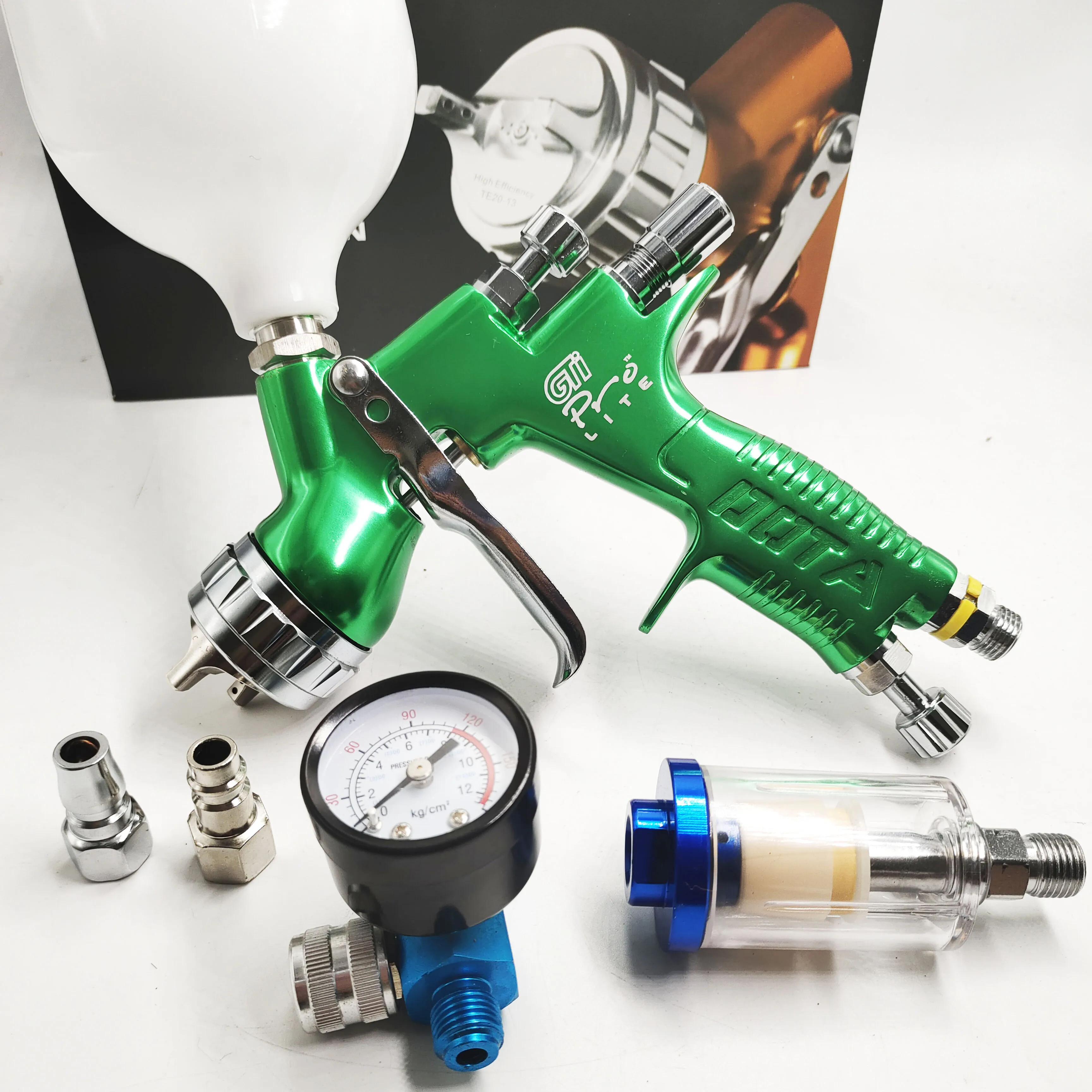 

Пистолет-распылитель DOTA GTI Pro TE20, 1,3 мм, сопло с манометром