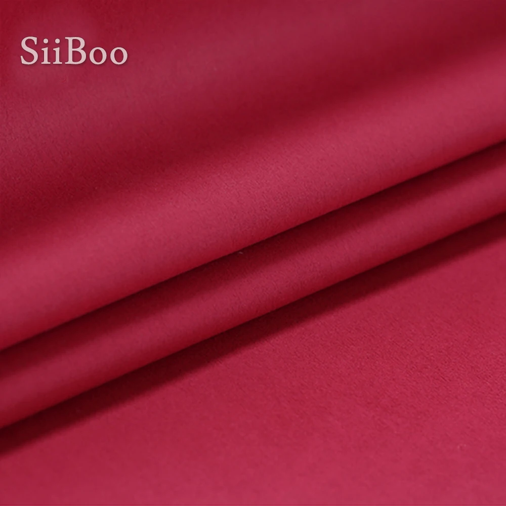 American style luxury hot pink fake suede leather fabric for winter coat tissu tecidos stoffen yarn SP4724 Free shipping | Дом и сад