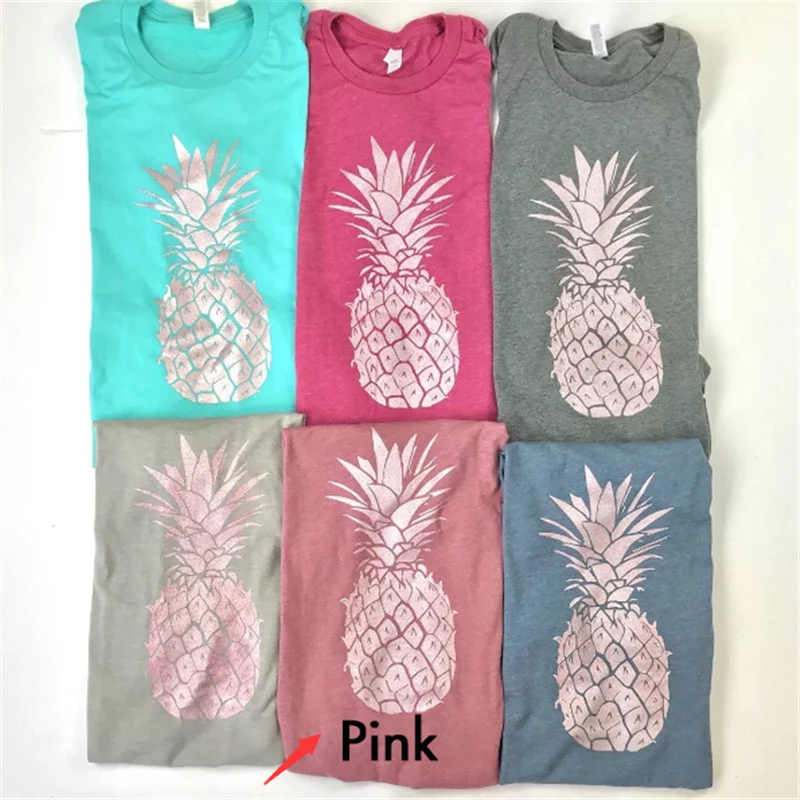 

New Pineapple Shirt T-shirt Ladies Harajuku Short Sleeve T-shirt Fashion 90s Korean T-shirt Fashion Top Tee Female
