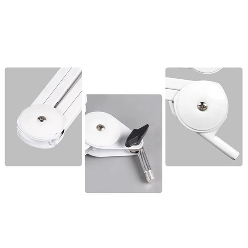 

1 Pcs Microphone Stand Adjustable Suspension Boom Arm with Spring & 1 Pcs Microphone Shock Mount with Double Mesh Filter