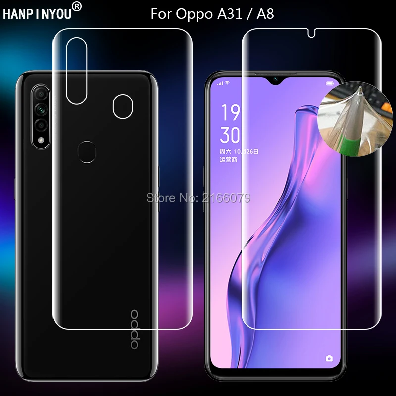 

Для Oppo A31 2020 / Oppo A8 6,5 "Прозрачная ТПУ/матовая Гидрогелевая Защитная пленка с полным покрытием и защитой от отпечатков пальцев (не стекло)