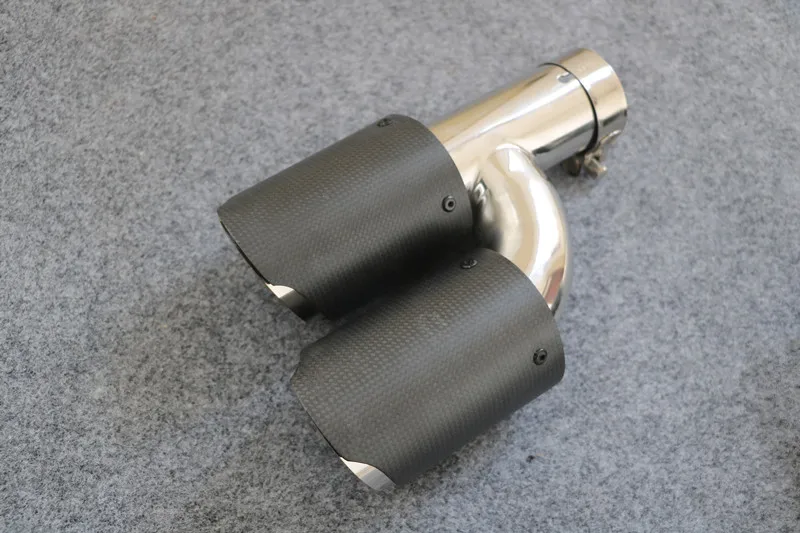 1 пара(левая+ правая) ''H'' Тип Dual Auto akrapovic выхлопная Насадка+ Углеродные выхлопные трубы универсальный глушитель