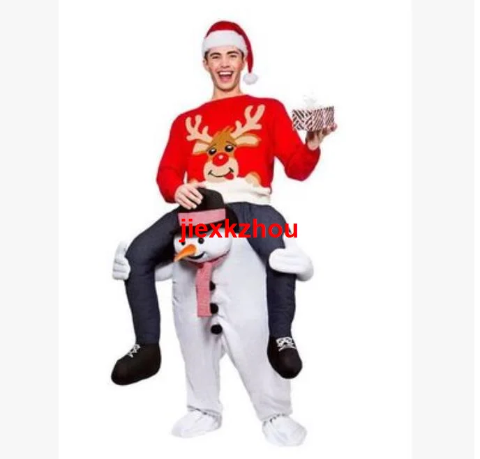 Snowman Carry Me баварский маскарадный костюм, вечерние костюмы для костюмированной игры, одежда для рекламы, карнавал, Хэллоуин, Пасхальный фестиваль, для взрослых - Цвет: Snowman