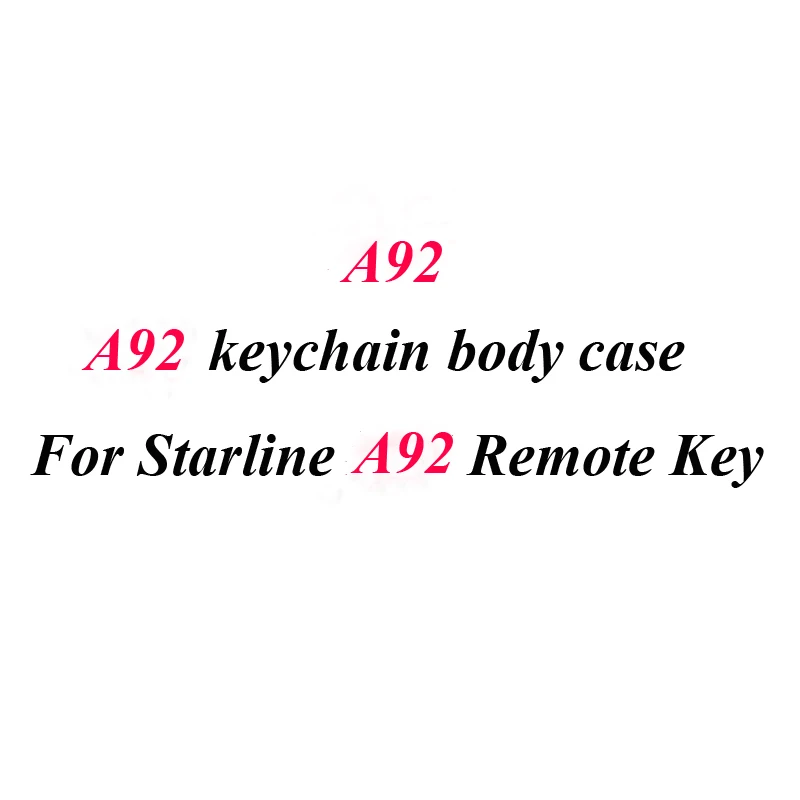 

A92 Keychain Case body Cover For two way Car Alarm StarLine A92 A94 A62 A64 Case Keychain body cover