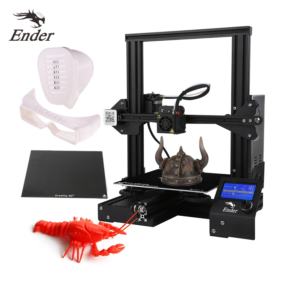 Высокоточный ender 3X усовершенствованный DIY 3D принтер самособирающаяся печать со