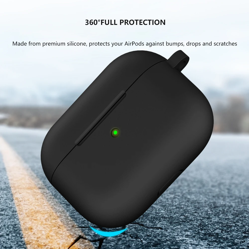 Мини Мягкий силиконовый чехол для Apple Airpods Pro противоударный чехол для Apple гарнитура для AirPods чехол s для Airpods Pro защитный чехол