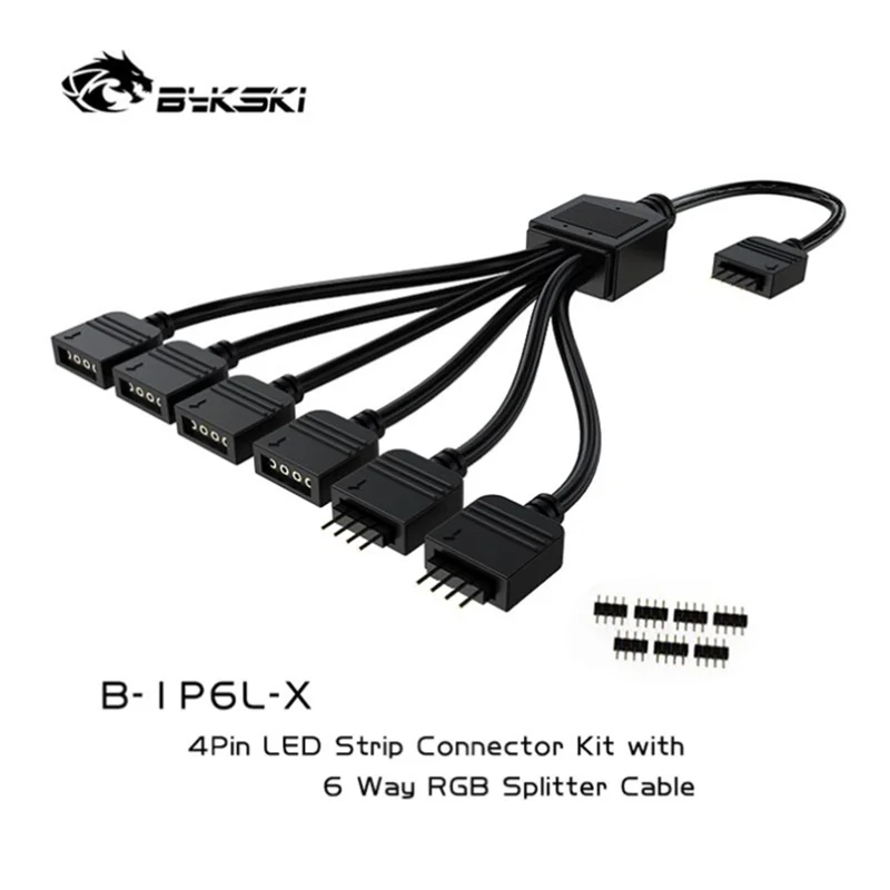 Удлинительный кабель Bykski RGB 6 в 1 плата для передачи проводки расширительный