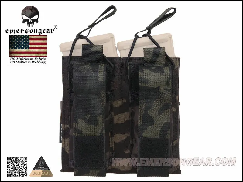 Emersongear Тактический Двойной открытый верх 556 винтовка пистолет модульный Журнал