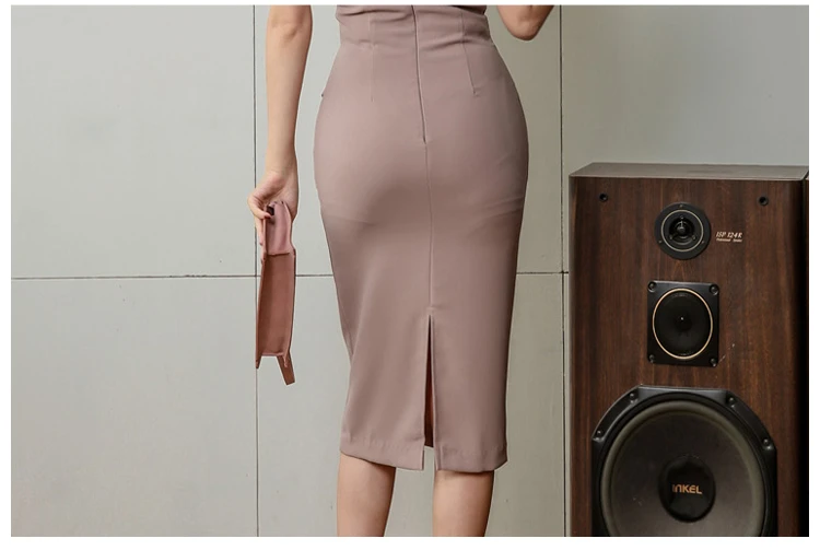 

BacklakeGirls Evening Party Date Straight Satin V Neck Floral Lace Midi Dress Women Spring Summer Autumn Formal Dresses