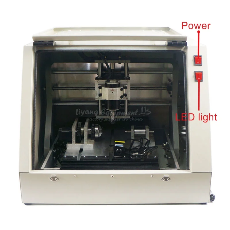 New LY CT3020 4 axis CNC router with tool auto-checking Mach3 software ball screw support laser function 500mw | Инструменты