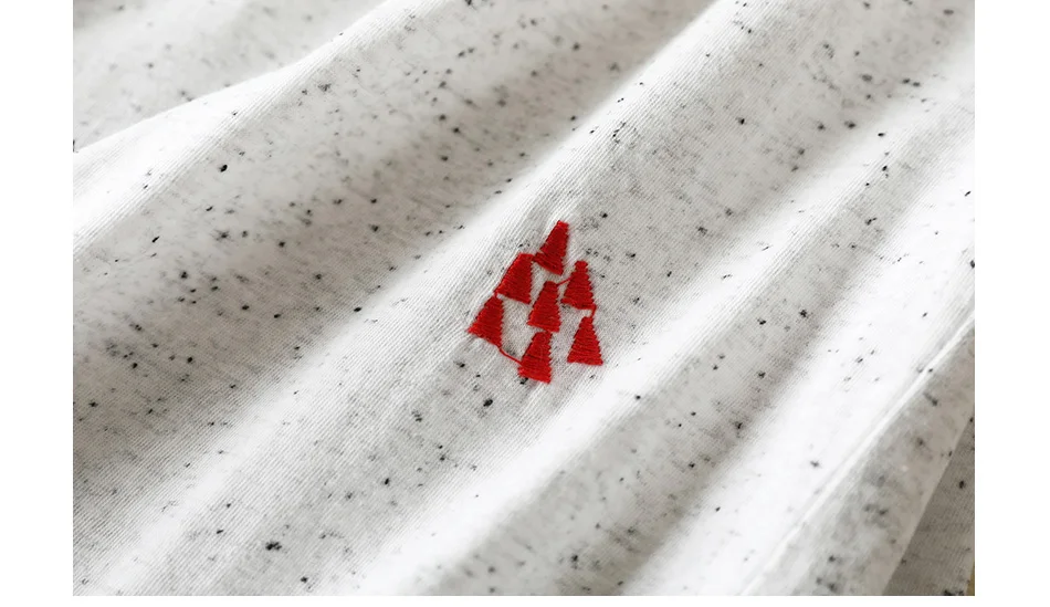 Elfbop Женская хлопчатобумажная футболка с вышивкой Особенности со съемной брошью