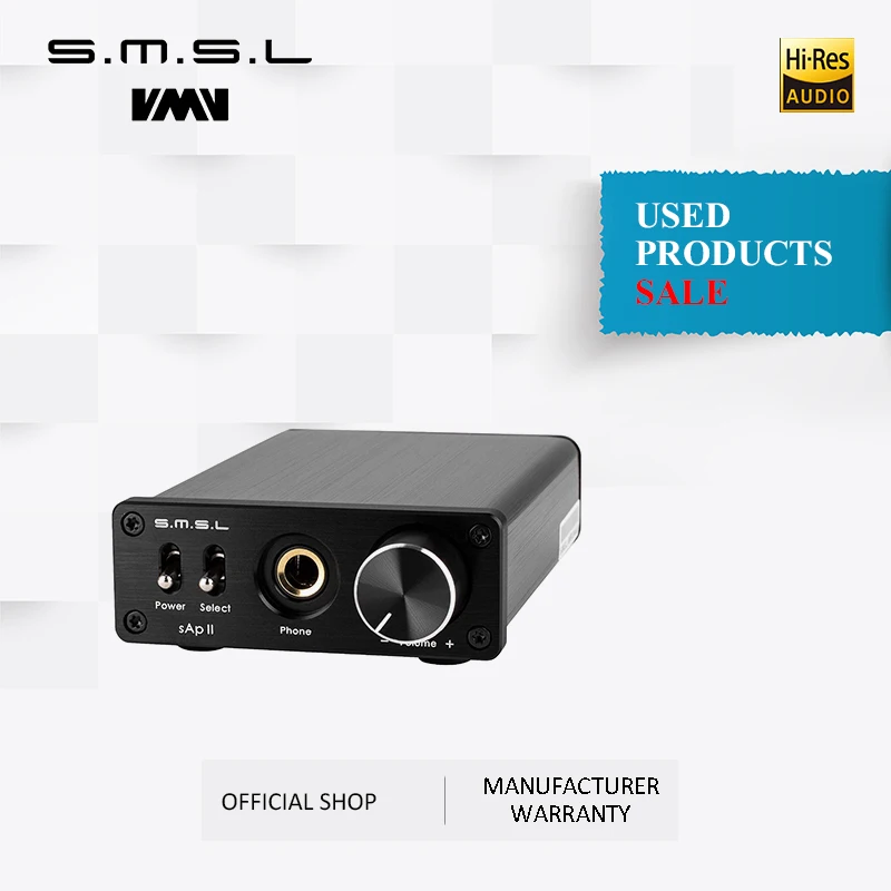 Б/у продукты SMSL SAP II усилитель для наушников TPA6120A2 большой мощности HiFi Hi Fi стерео с