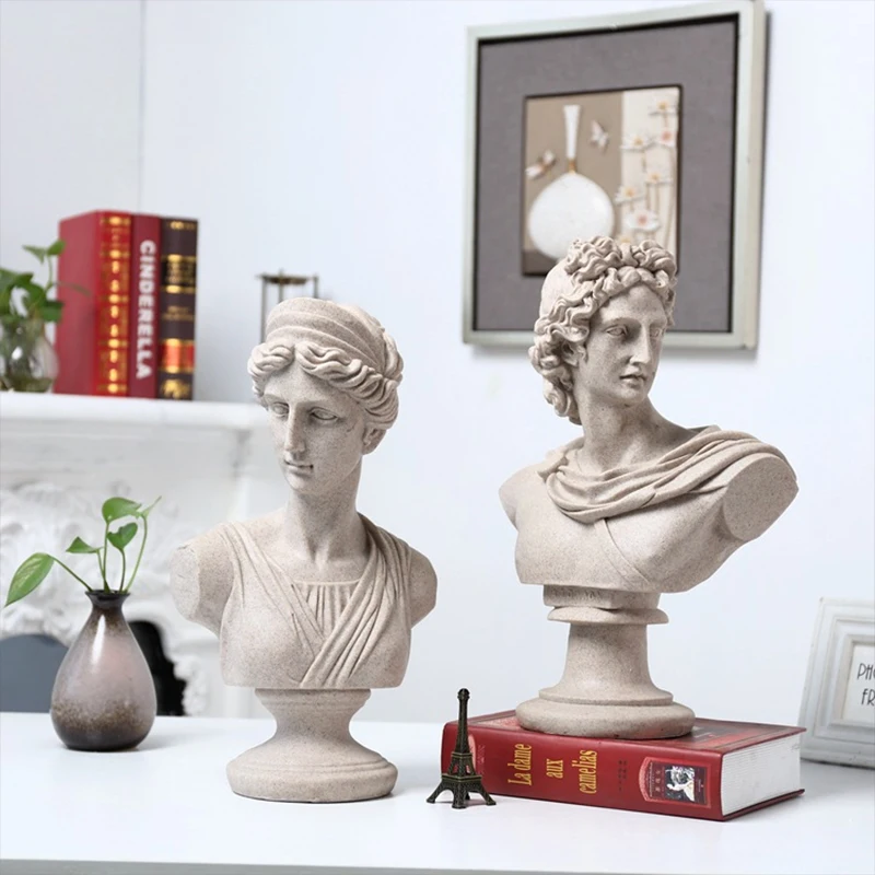 1 шт. американская Фотополимерная мини-статуя из гипса | Дом и сад