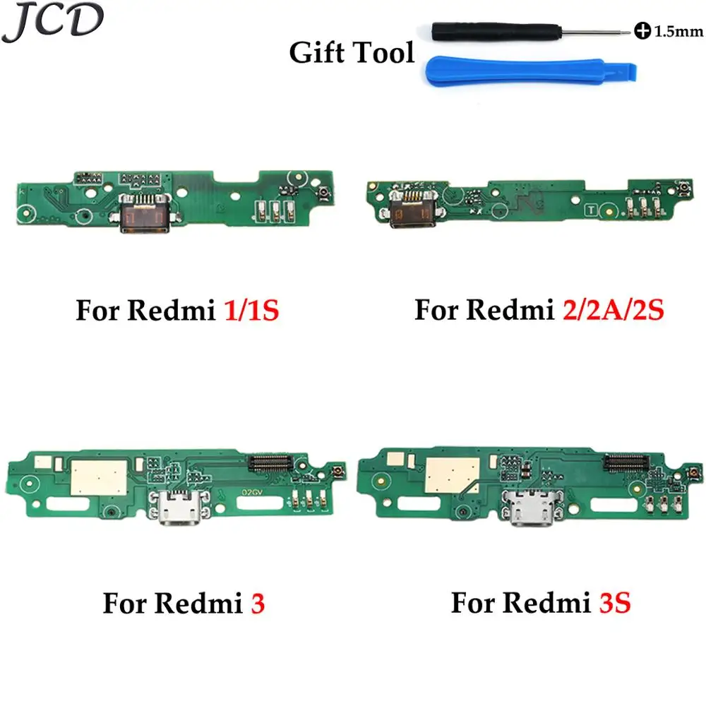 JCD для Xiaomi Redmi 1 1S/Redmi 2 2A 2S/Redmi 3/Redmi 3S микрофонный модуль USB зарядный порт плата гибкий