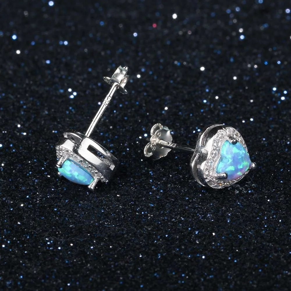 

Modern Women Earrings Elegant Heart Crystal Rhinestones Stud Earrings For Women Fashion Earrings Jewelry Gift