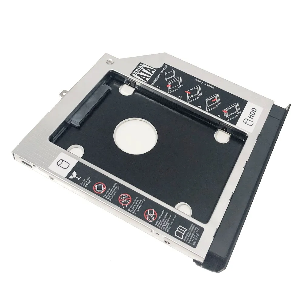 С Лицевая панель + кронштейн 2nd SATA 3 0 2 5 &quotжесткий диск HDD SSD картридж для