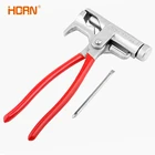 Многофункциональный молотковый трубный ключ, плоскогубцы, отвертка, пистолет для ногтей, стальной гвоздь, степлер, универсальный деревообрабатывающий молоток, Столярный фиттер