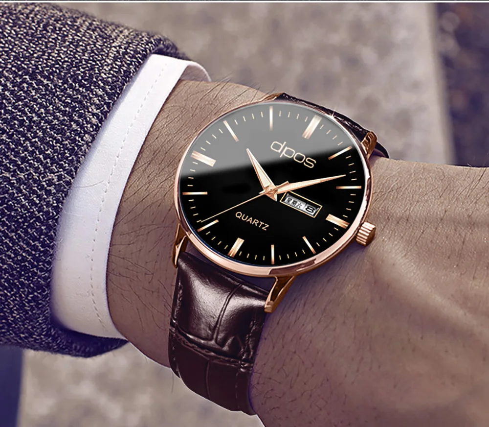 Новые брендовые Модные мужские спортивные часы Роскошные Кварцевые бизнес