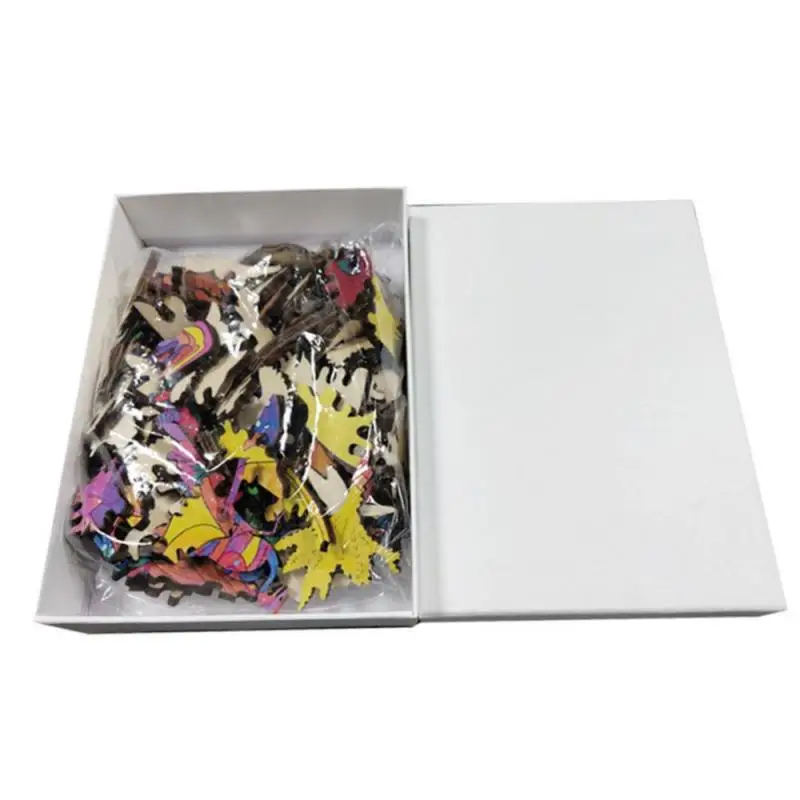 

Wooden Puzzles Unique Shape Jigsaw Pieces Best Gift For Adults Kids Education Fox Puzzle Children Toy Games Christmas Gift