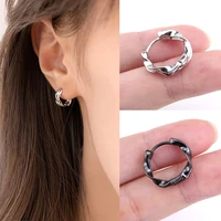 vintage earrings ethnic anime earrings with motifs hoop earring diy stainless steel earrings dragon runes different earrings man