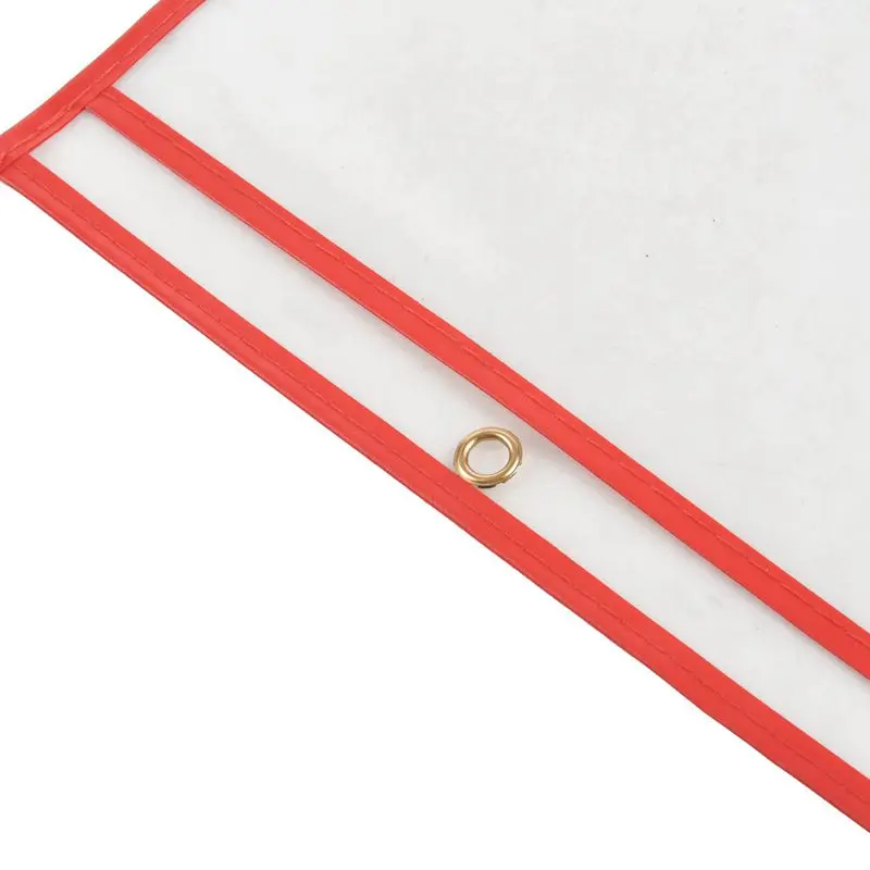 

12Pcs 12 Colors White Board Marker Pen White Board & 10Pcs Dry Erase Pockets, Oversize 9 x 12 Inch Pockets