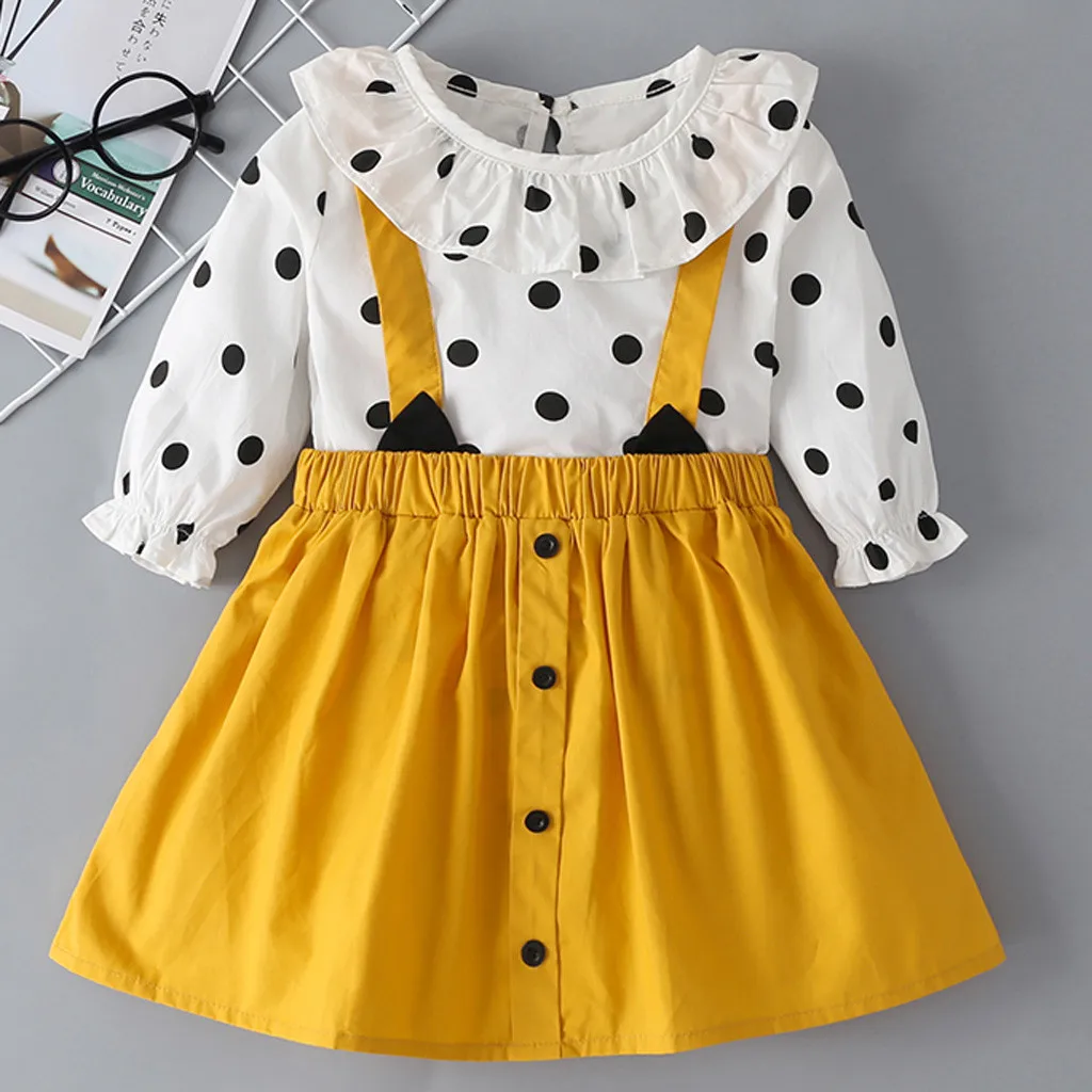 Одежда для маленьких девочек боди с длинными рукавами и круглым вырезом одежда