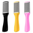 Пилка для ног, Рашпиль для ног из нержавеющей стали с пластиковой ручкой, средство для удаления омертвевшей кожи и мозолей, инструмент для педикюра, инструмент для ухода за ногами, Прямая поставка