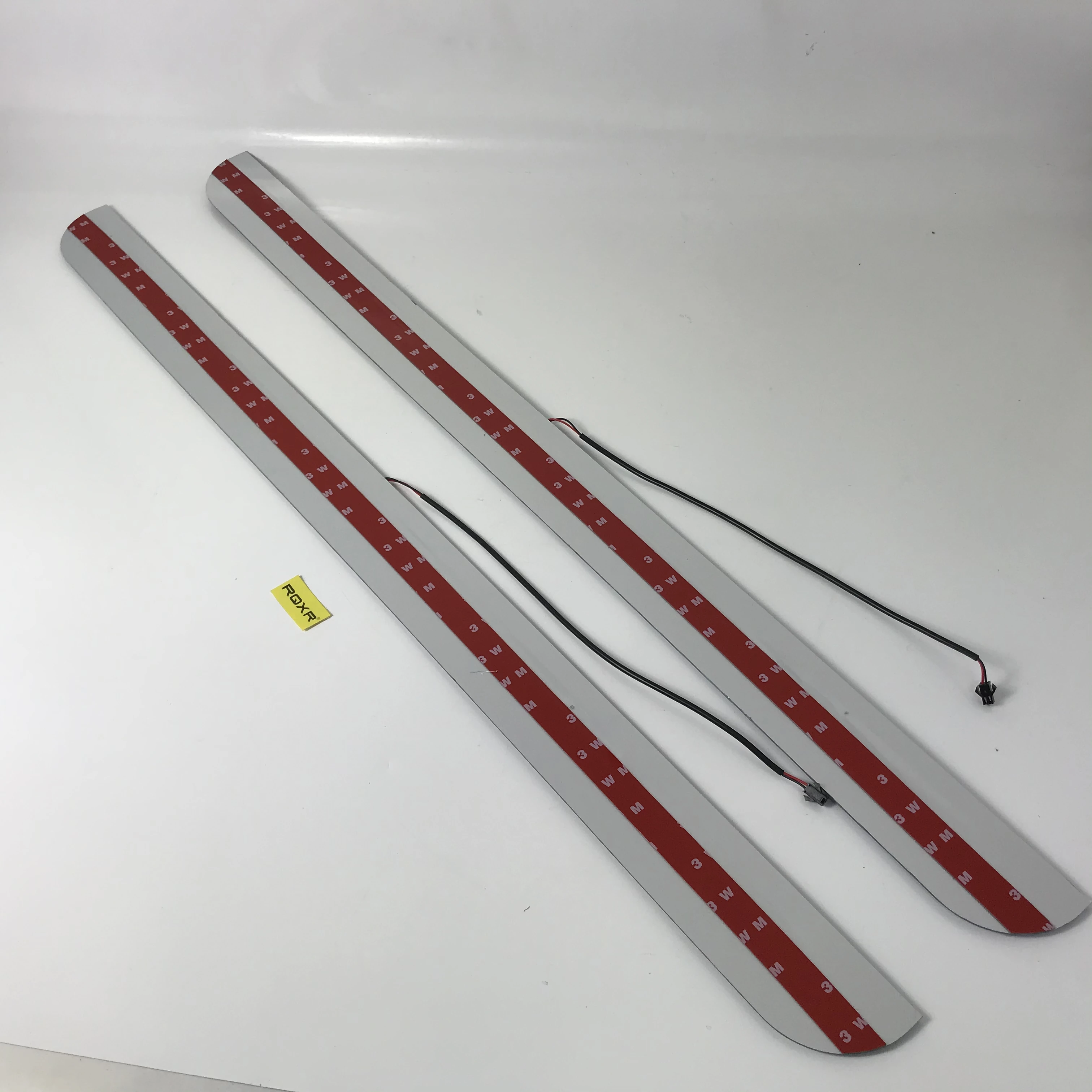 

RQXR led moving door scuff for Honda civic coupe dynamic door sill plate flat lining overlay flowing/still light, 4pcs