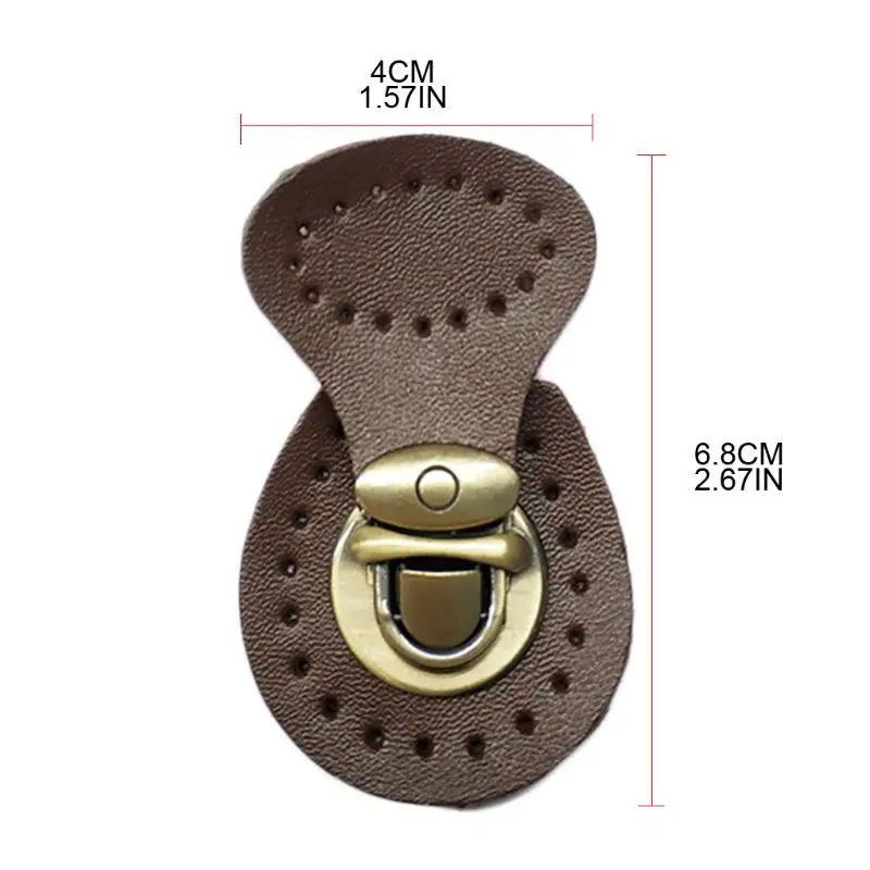 Artificial Leather Magnetic Button Lock Bag Snap Closure Buckle Clasp Fastener Replacement DIY Handbag Purse Sewing Accessories | Багаж и