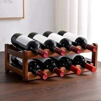 wooden wine rack vintage cabinet holder shelf storage wine racks home kitchen bar tools free standing holders botellero vino