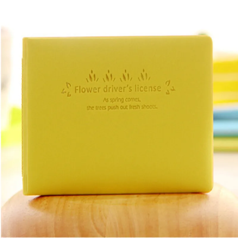 Ультратонкий чехол карамельных цветов Для водительских прав женская Сумка для