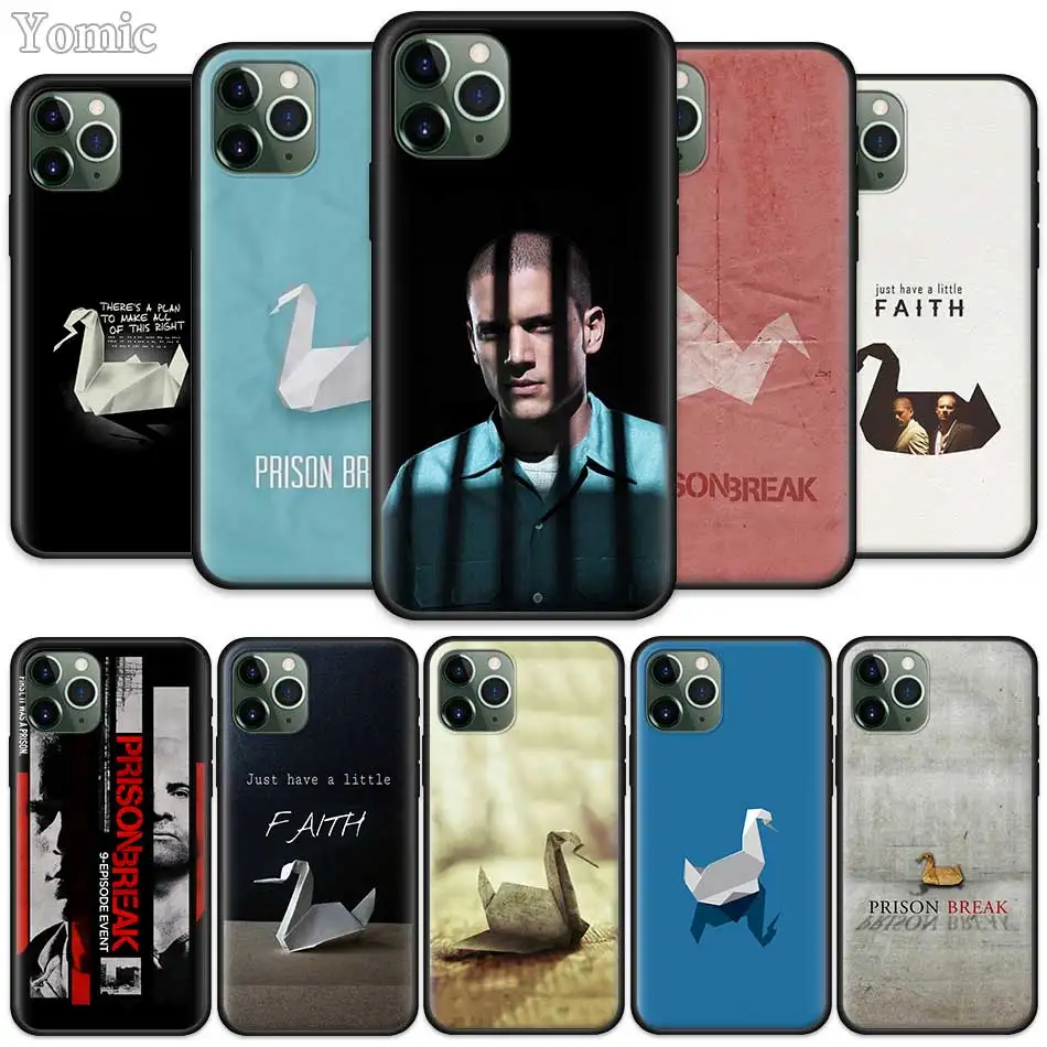 Чехол для Apple iPhone 11 Pro XR X XS MAX 7 8 6 6S Plus 5 5S SE черный мягкий силиконовый чехол