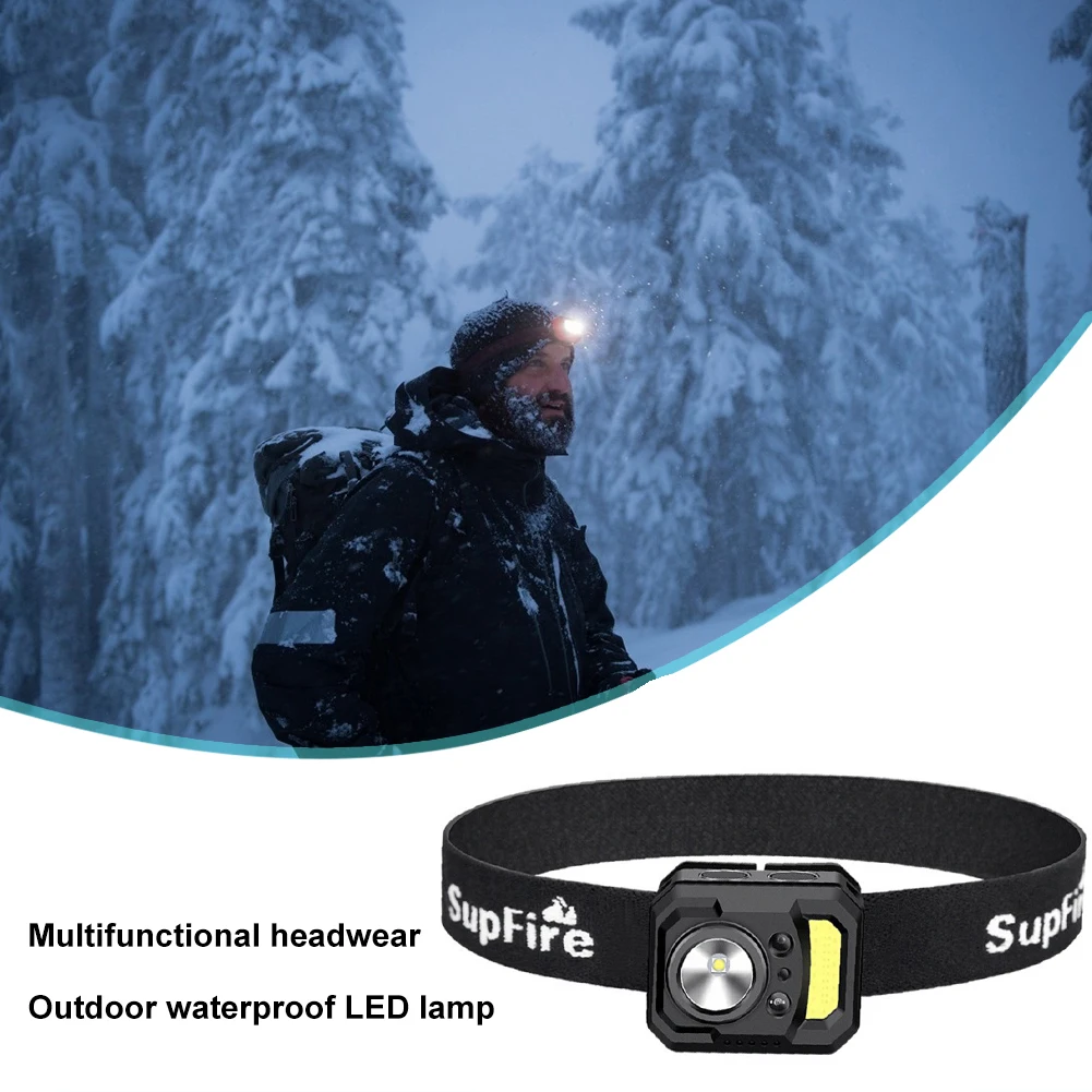 

Led Head Lamp Flashlight Torch Headlight Smart Headlamp Super Bright LED Light Motion Sensor Waterproof USB Flashlight