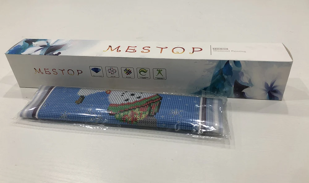 

MESTOP DIY Scenic 5D Diamond Painting Cross Stitch Full Round Mosaic Diamond Embroidery Home Decor Wall Art