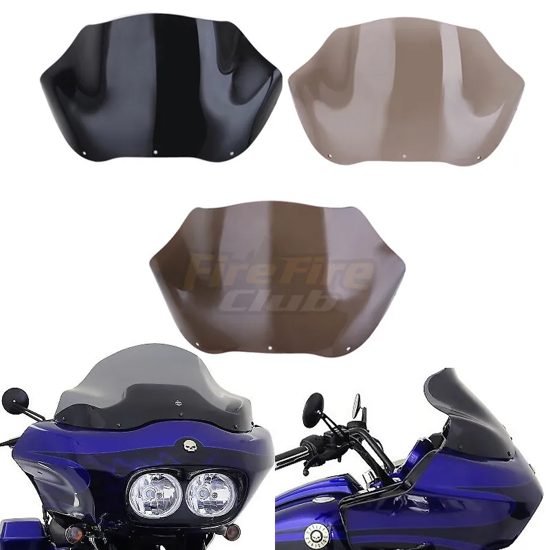 Чехол для лобового стекла мотоцикла 13 дюймов Harley Road Glide Ultra flнастоящей CVO Custom FLTR FLTRX