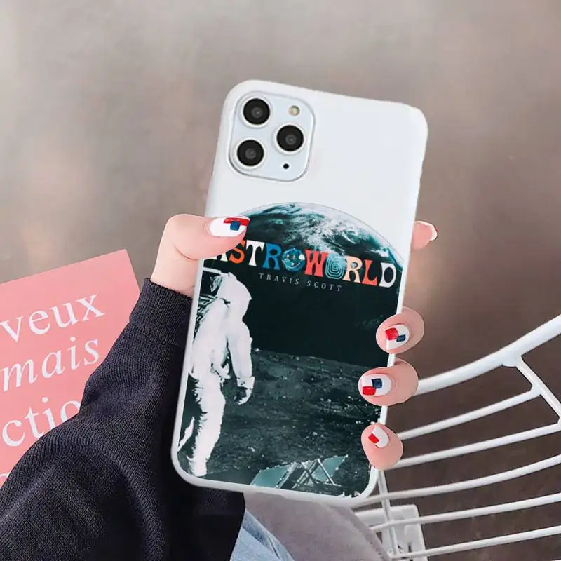 

Travis Scotts Astroworld rapper Phone Case Candy Color for iPhone 6 7 8 11 12 s mini pro X XS XR MAX Plus