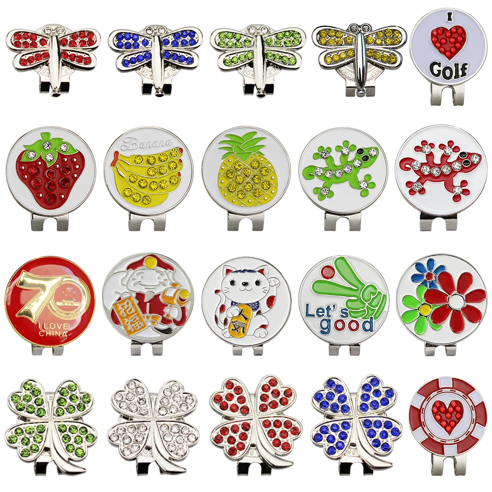 1 шт. шляпный зажим для гольфа отметка мяча Магнитная Адсорбция гольф-маркер игры