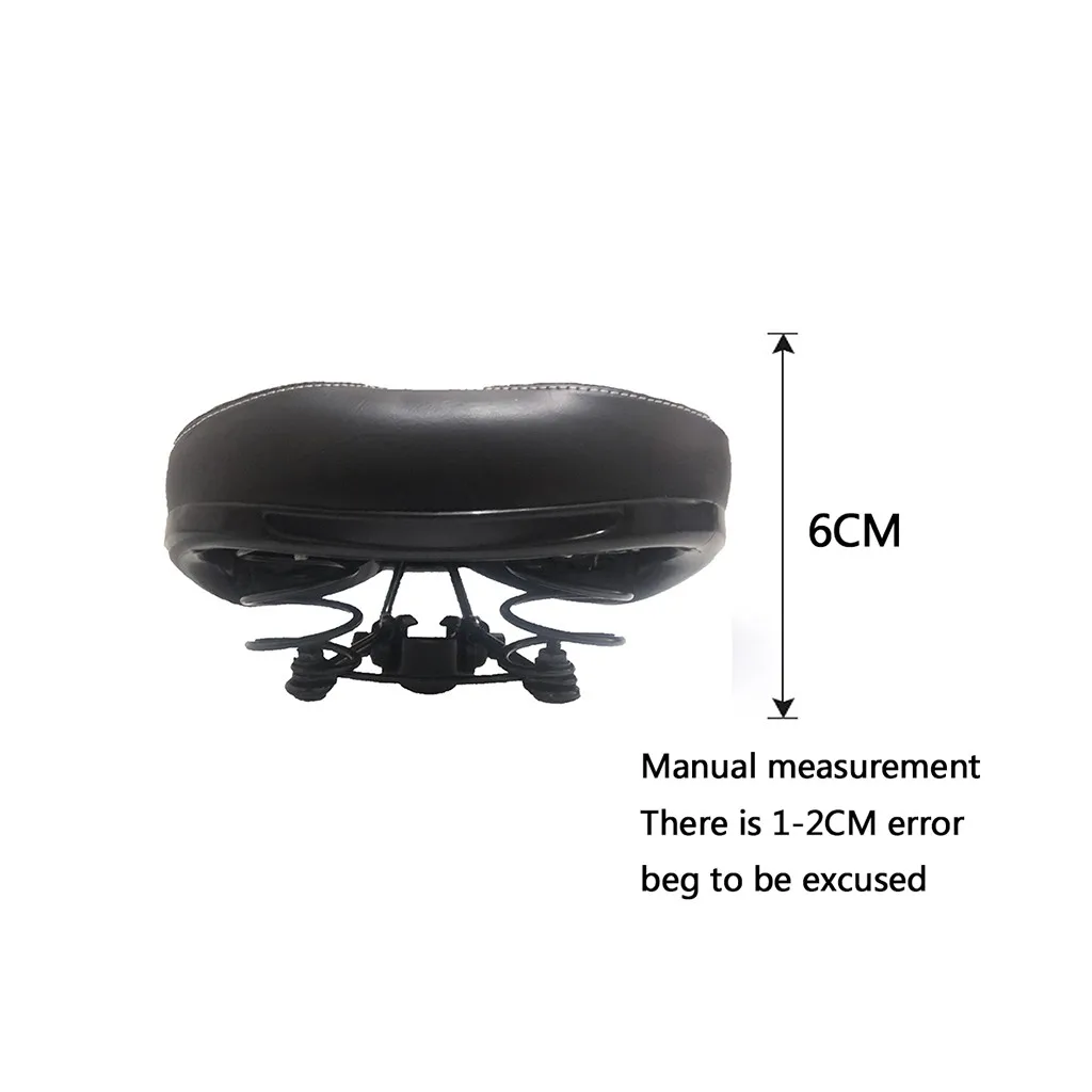 Высококачественное большое седло для велосипеда широкая мягкая подушка