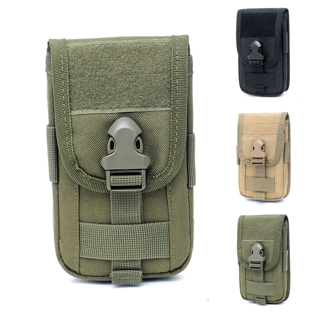 

Universal Adjustable Molle Waist Bag Mobile Phone Pocket Pocket Storage Bag Belt Military Hunting Molle Fanny Bag Waist Bag