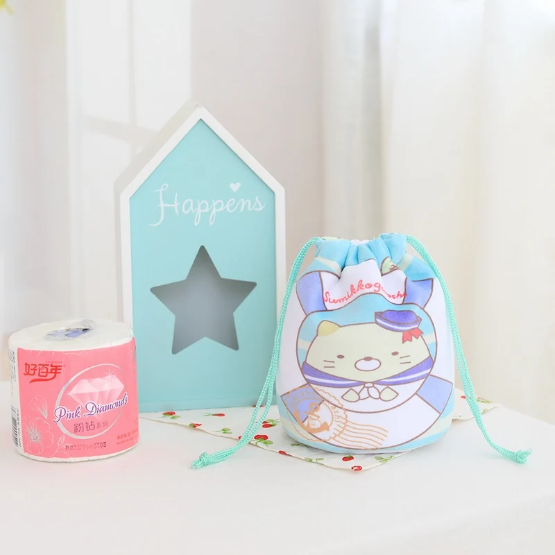 Kawaii Япония Sumikko Gurashi плюшевый карман для рисования мягкая мультяшная сумка из