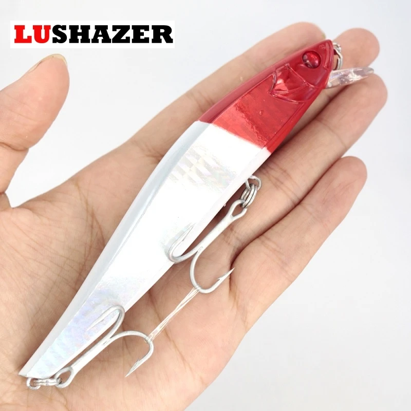 2017 новое поступление LUSHAZER minnow рыболовная приманка 130 мм/25 г 115 мм/16 пластиковые