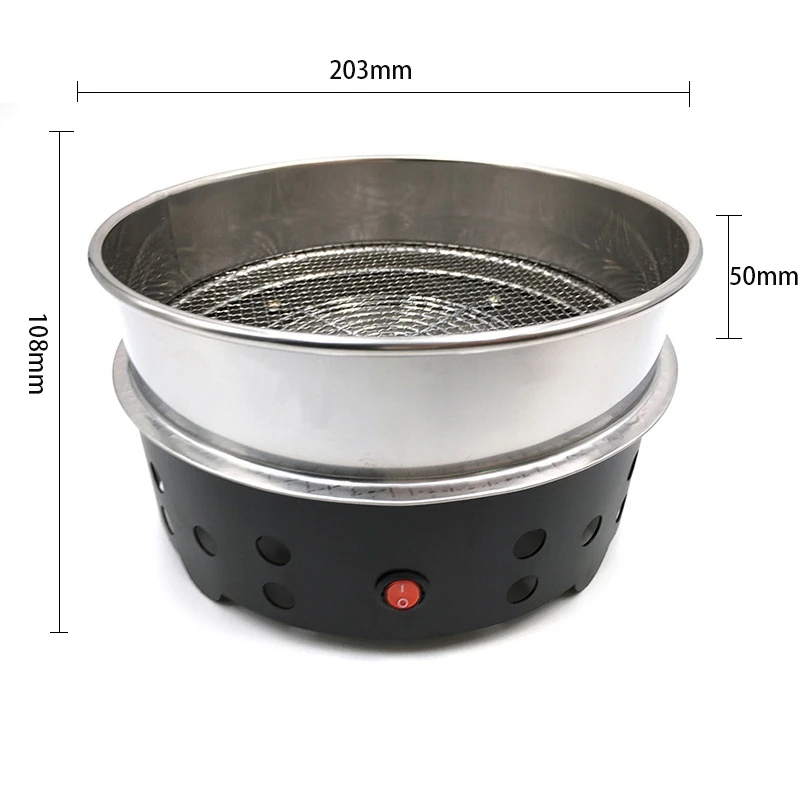 

Coffee Bean Cooler 350G Household Coffee Beans Rapid Cooling Cooler Machine Single Layer with Stainless 25W