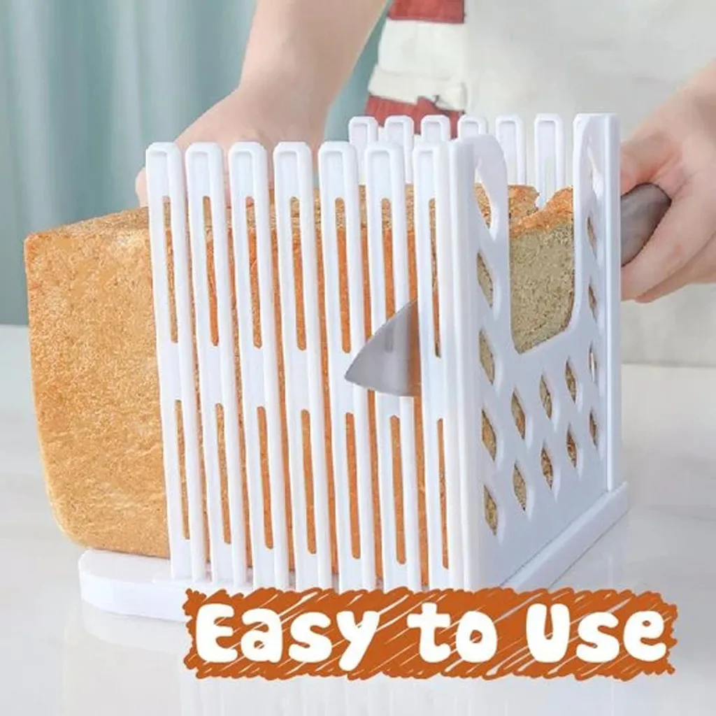 

Bread Slicer Loaf Cutter Bread Sandwich Skiving Machine Cutter Mold Maker Kitchen Guide Kitchen Accessories Tool