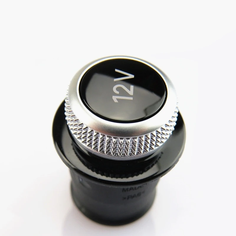 Car Interior 12V Chrome Cigarette Lighter Dust Proof Cover Decoration Shell For A1 A3 8P A4 B6 B8 A5 A6 C5 C6 A7 A8 Q3 Q5 Q7 TT |