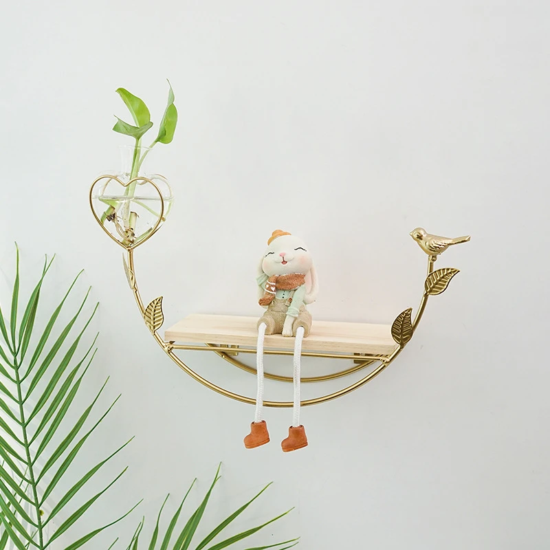 Золотистая многослойная настенная искусственная креативная Скандинавская